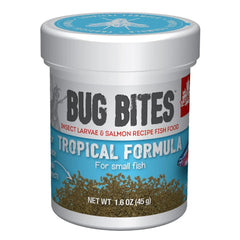 Fluval Bug Bites – granulés tropicaux pour petits poissons, nourrissage facilité