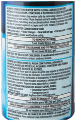 Fluval conditionneur eau aquarium – démonstration d’application, eau prête pour les poissons tropicaux.