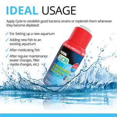 Fluval Cycle – utilisation lors de la mise en place d'un nouvel aquarium