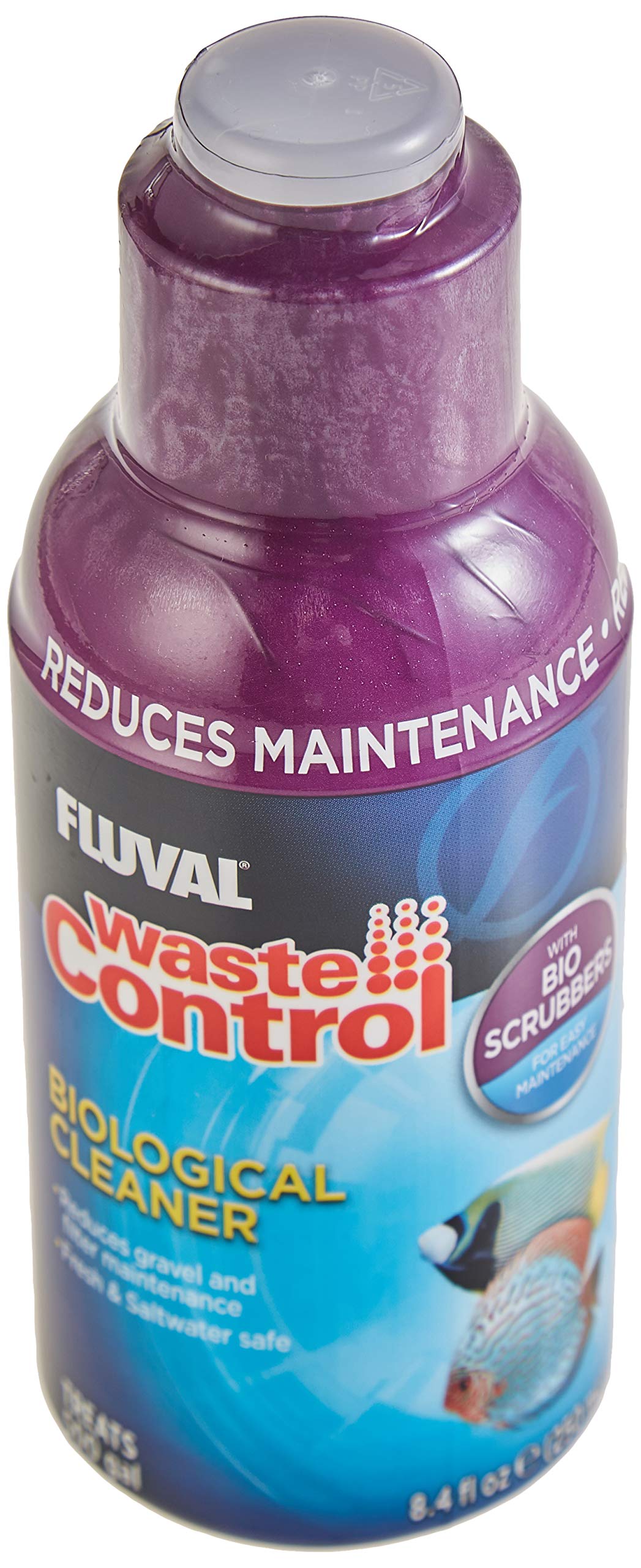 Fluval Waste Control avec bio-épurateurs pour eau claire et équilibrée.