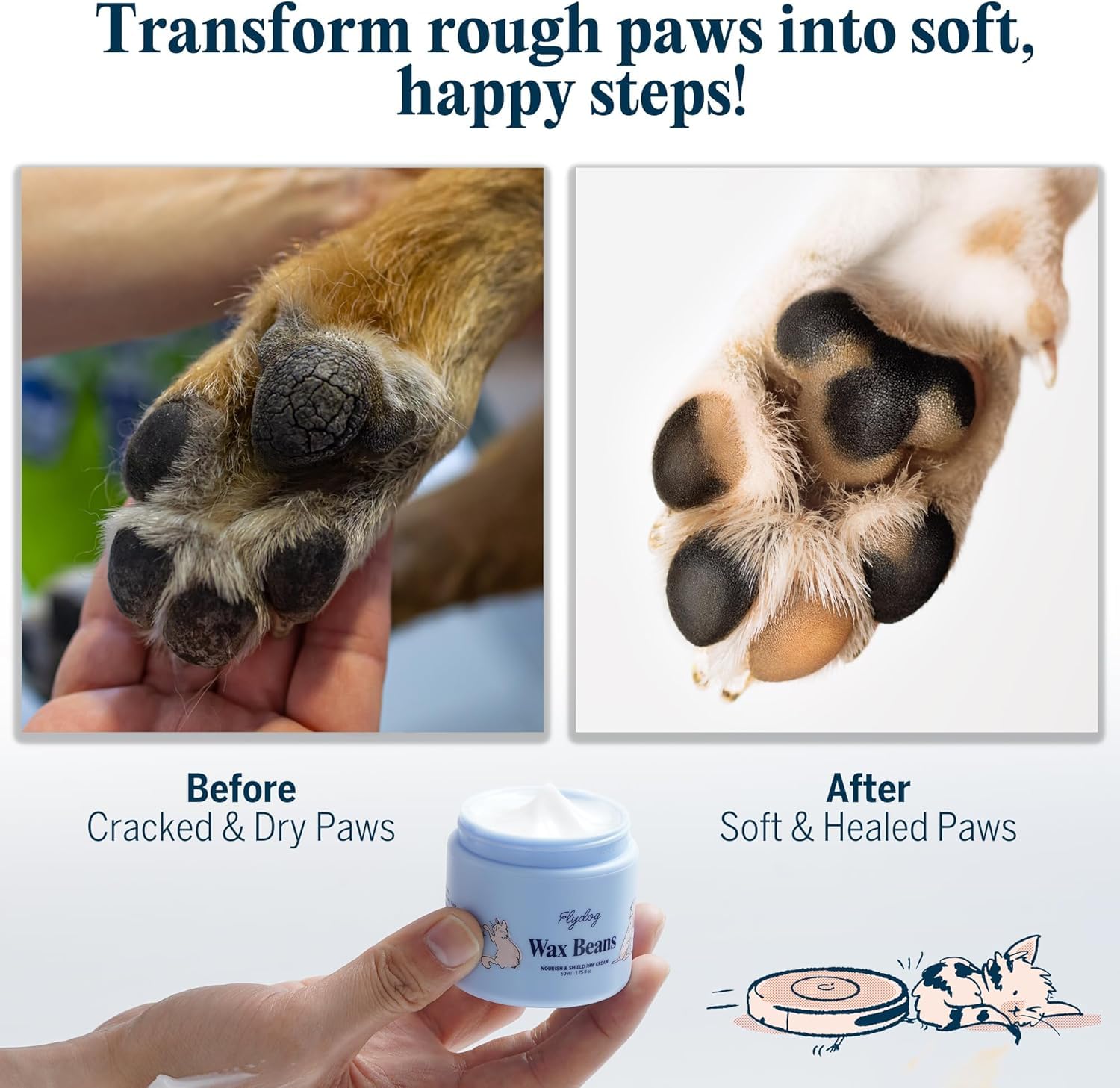Flydog Crème nez chien sans parfum, sûre si léchage occasionnel.