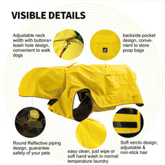 Manteau Flying Tail pour chien avec ouverture pour laisse sans retirer le vêtement.