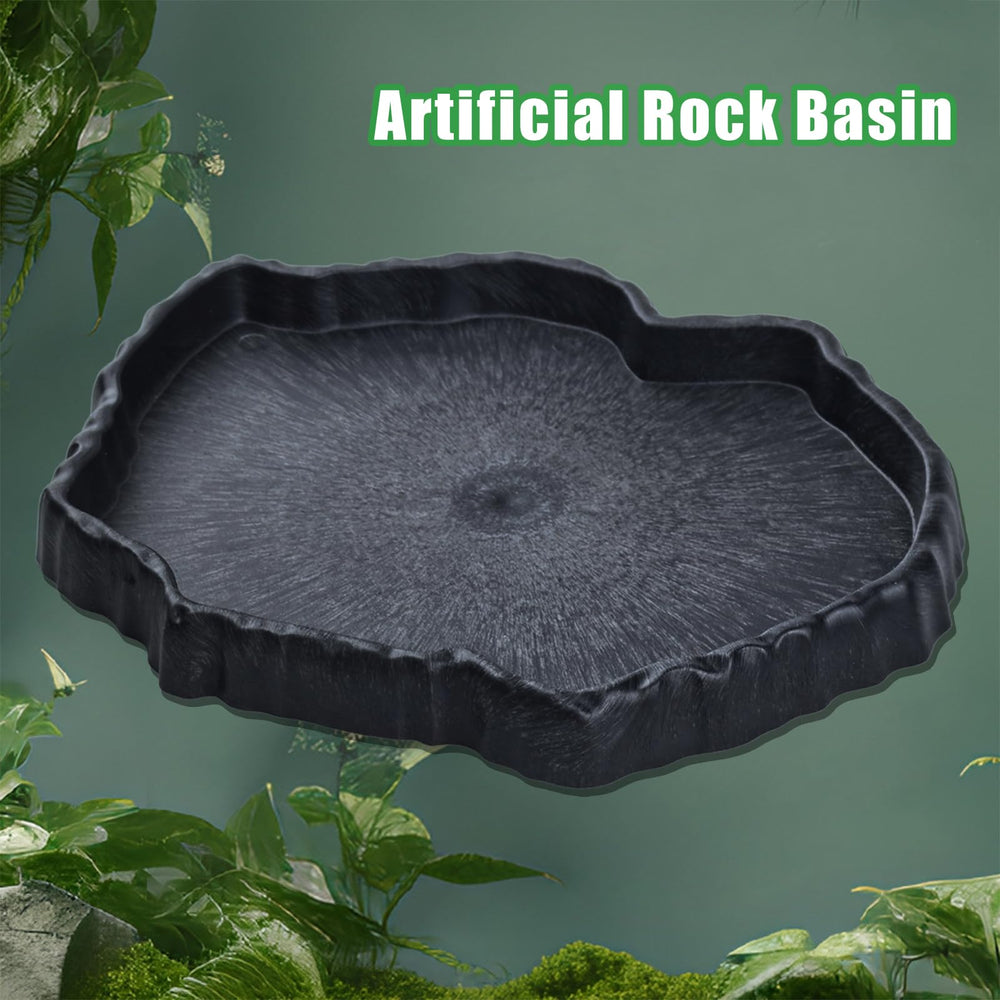 Flylin assiette reptile nettoyage facile grâce à surface lisse.