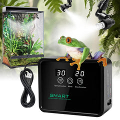 FMATOZ humidificateur reptile – buses 360deg, couverture homogène de l'humidité.