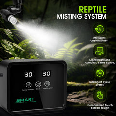 FMATOZ humidificateur reptile – buses reglables pour cibler zones du terrarium.