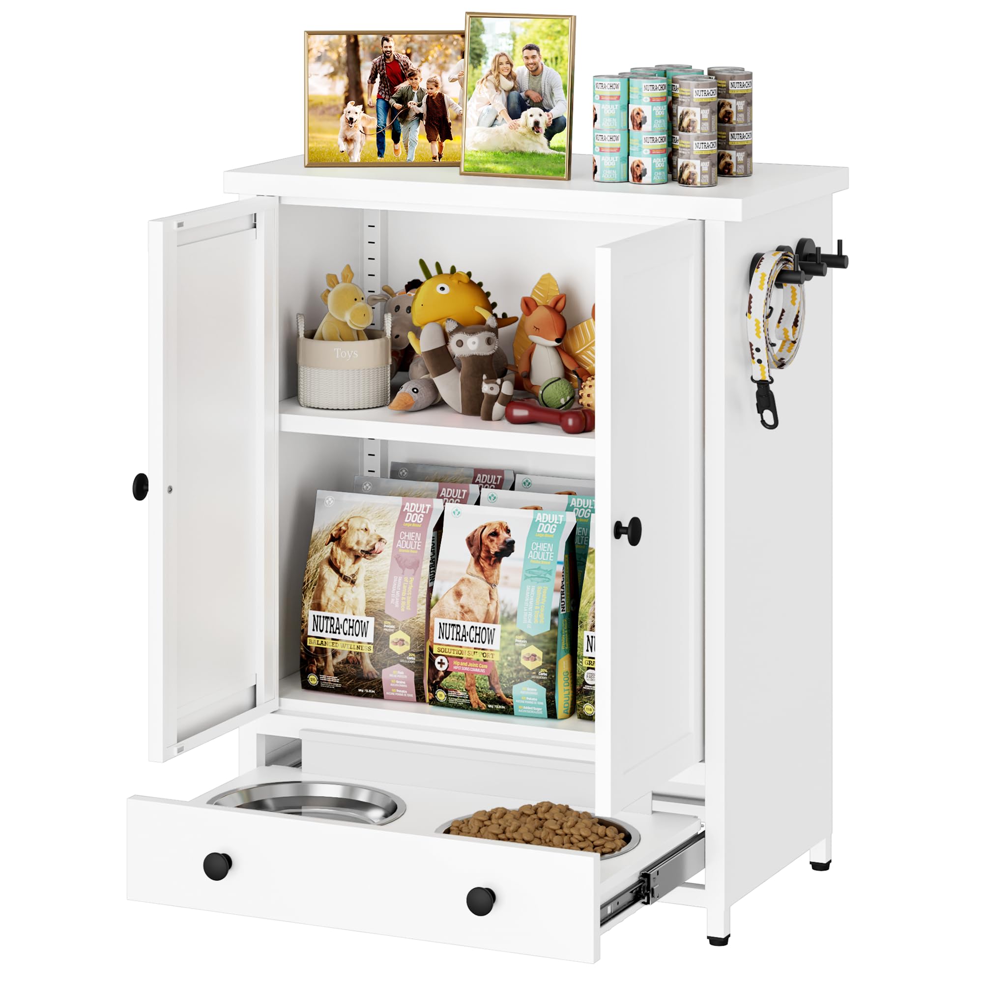 Fmlud design blanc en métal utilisable à l’intérieur et à l’extérieur