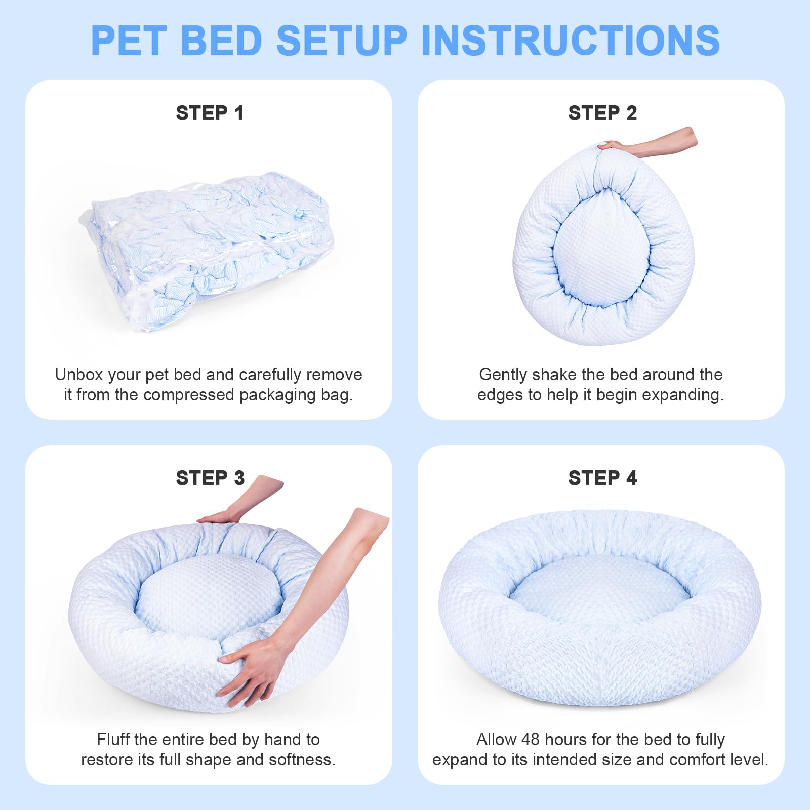 Foamio lit donut – moelleux et rassurant pour moments calmes