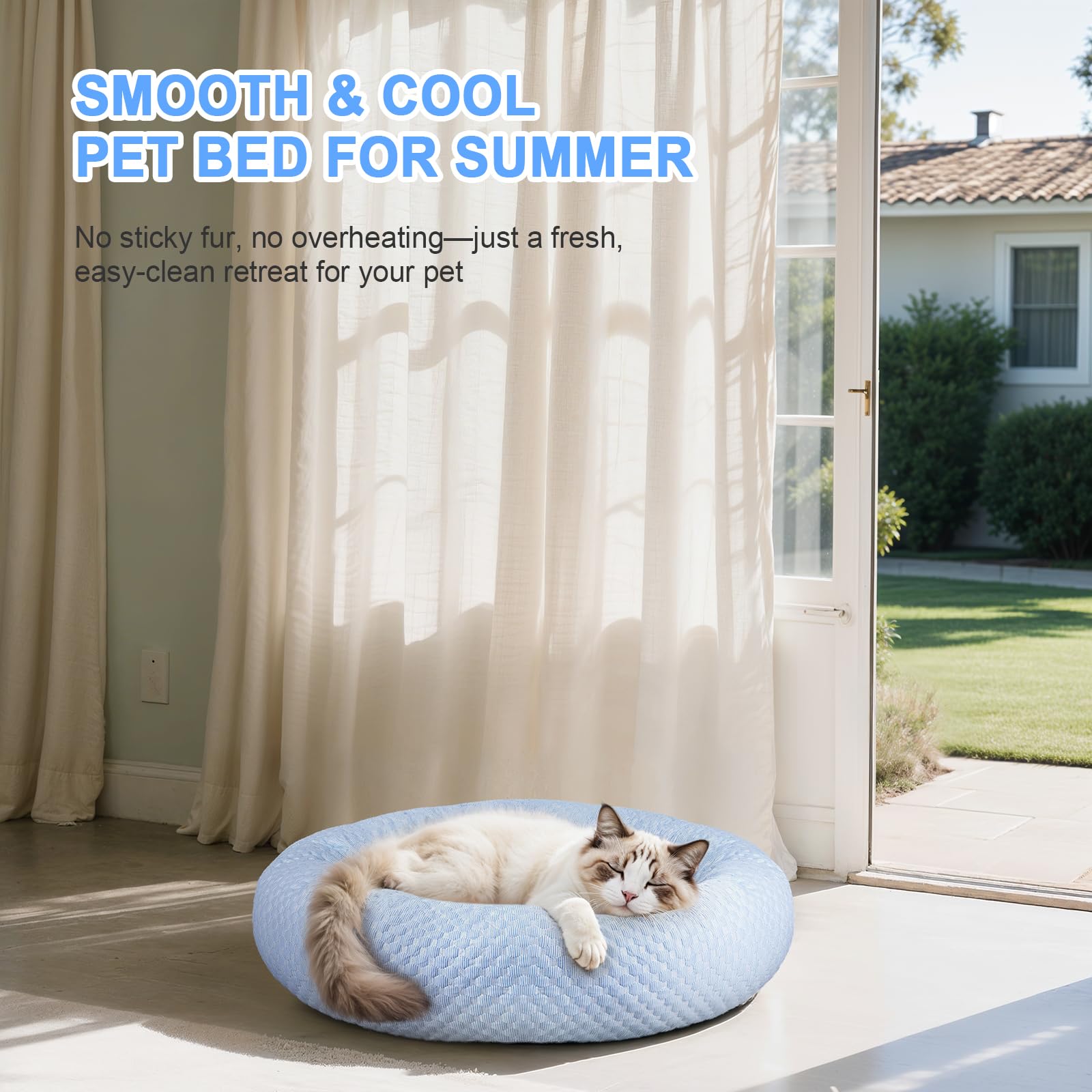 Foamio lit donut – bords eleves pour soutien et detente