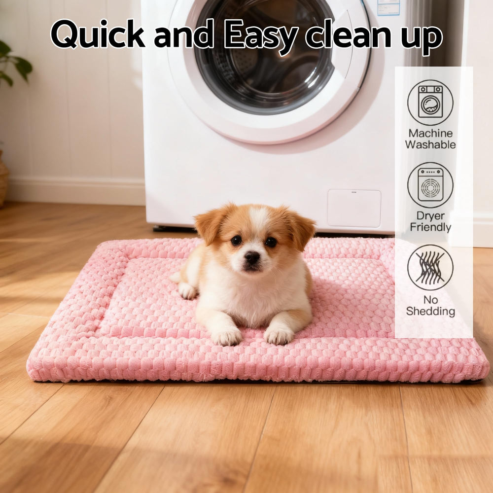 Fogkiss Tapis Chien Fond Anti-Derapant : stabilité et sécurité au repos.