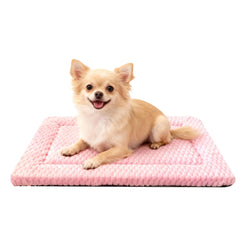 Fogkiss Tapis Chien Lit Caisse Rose : confort douillet pour votre caisse.