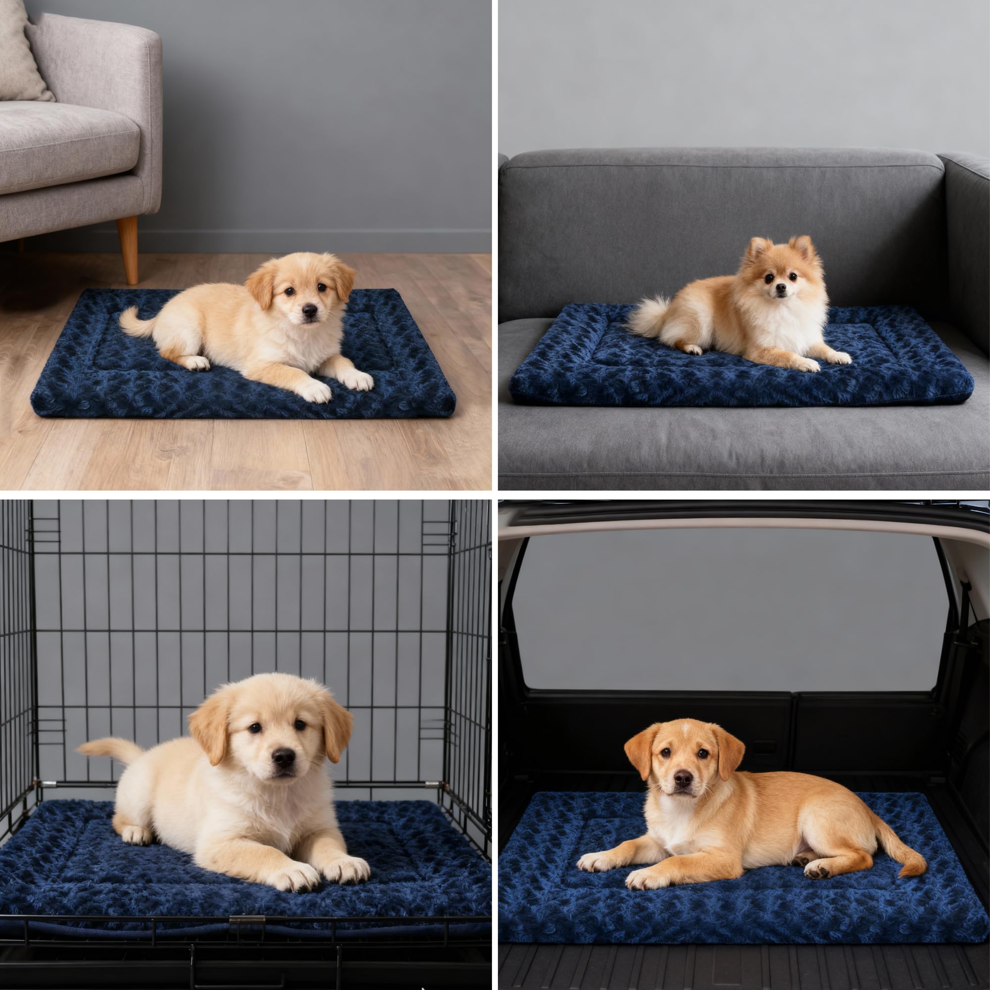 Fogkiss Tapis-chien polyvalent, dodo confortable pour tous les chiens.