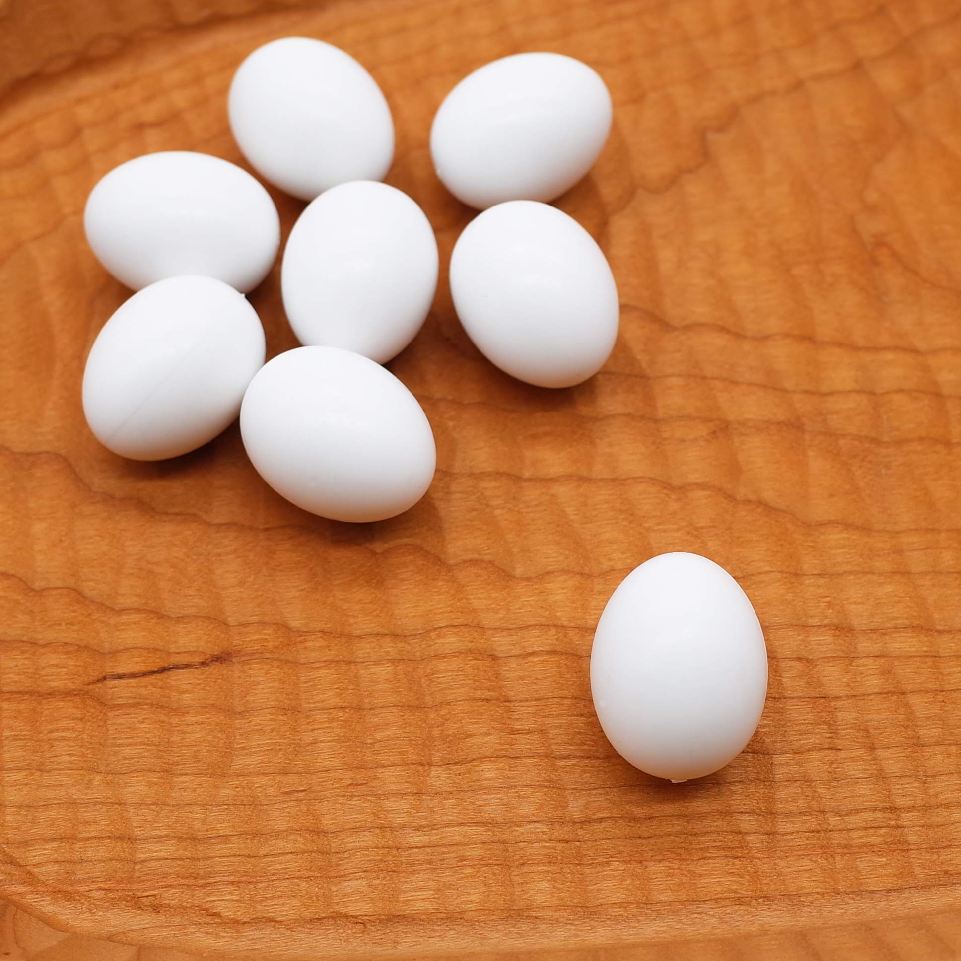 Foiburely œuf factice pour perroquet Quaker, utilisation simple dans le nid domestique.