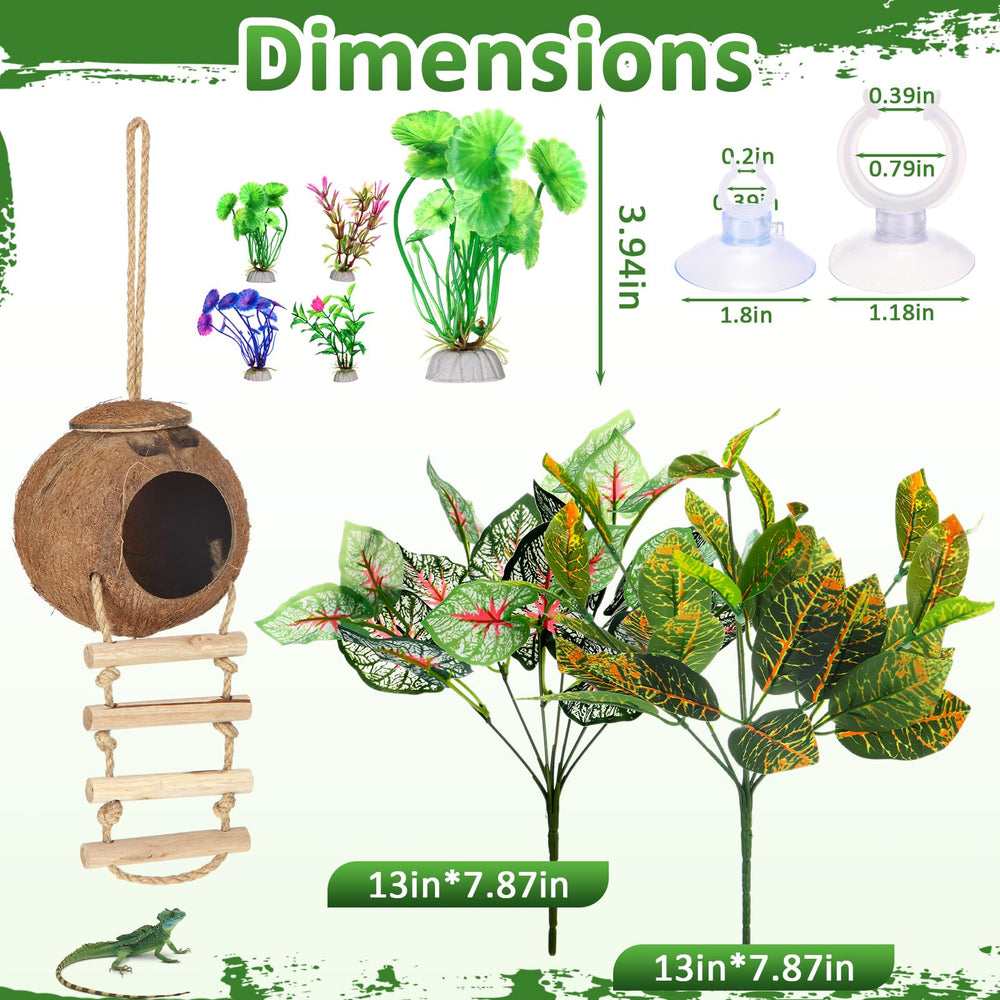 Foilswirl hamac dragon barbu: espace de repos confortable et stimulant pour observation