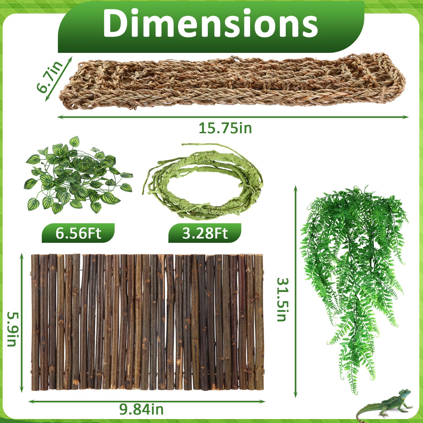 Foilswirl vigne jungle artificielle: décor réaliste qui encourage l activité et l exploration