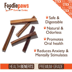 FOODIEPAWS pizzle de bœuf 100% pur sans additifs