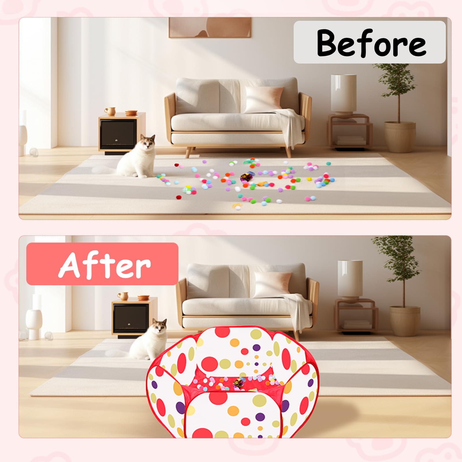 fooind balles-crinkle apportent texture et surprise pour le jeu interactif