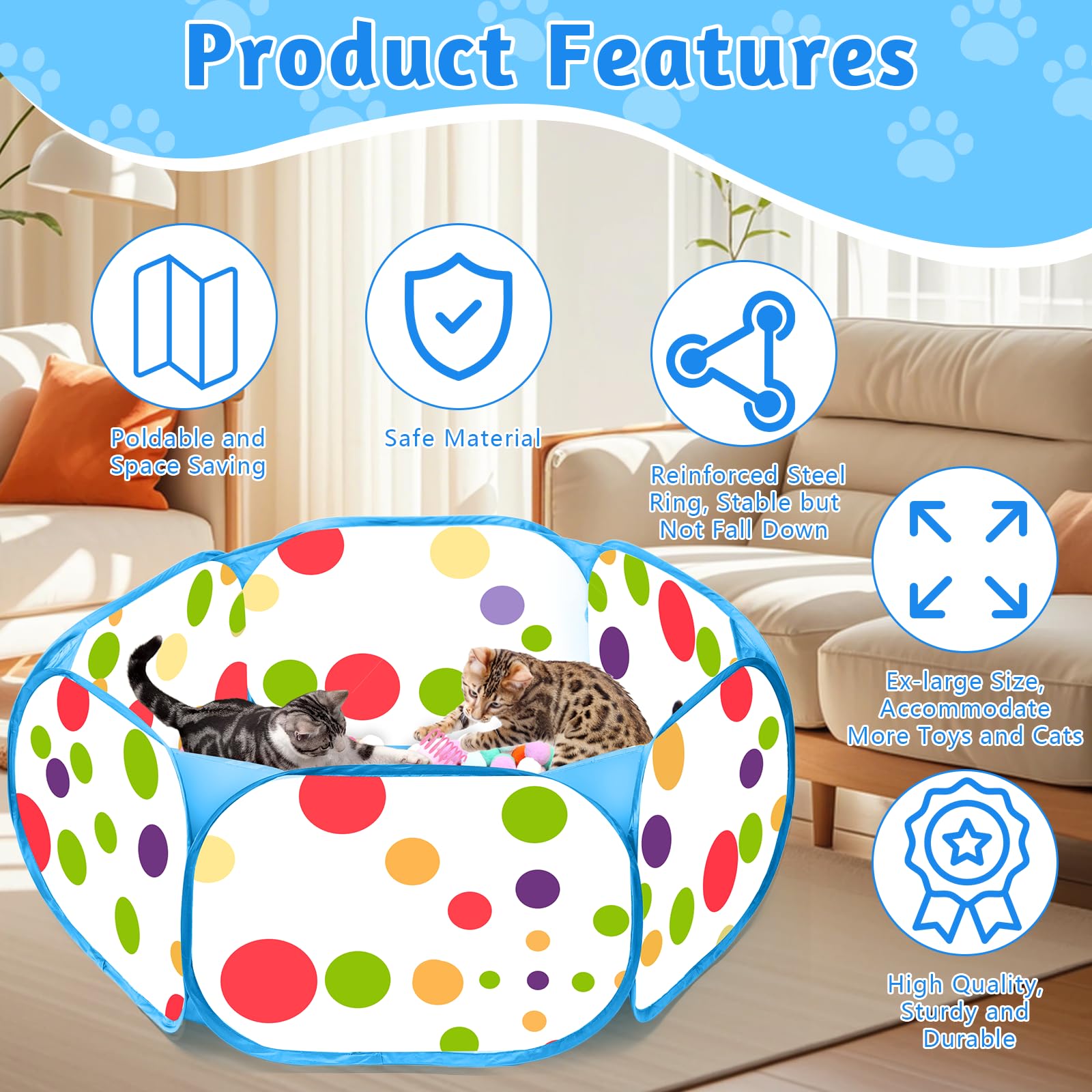 fooind-boules-crinkle-chat : boules crinkle pour attirer l'attention et enrichir le jeu.