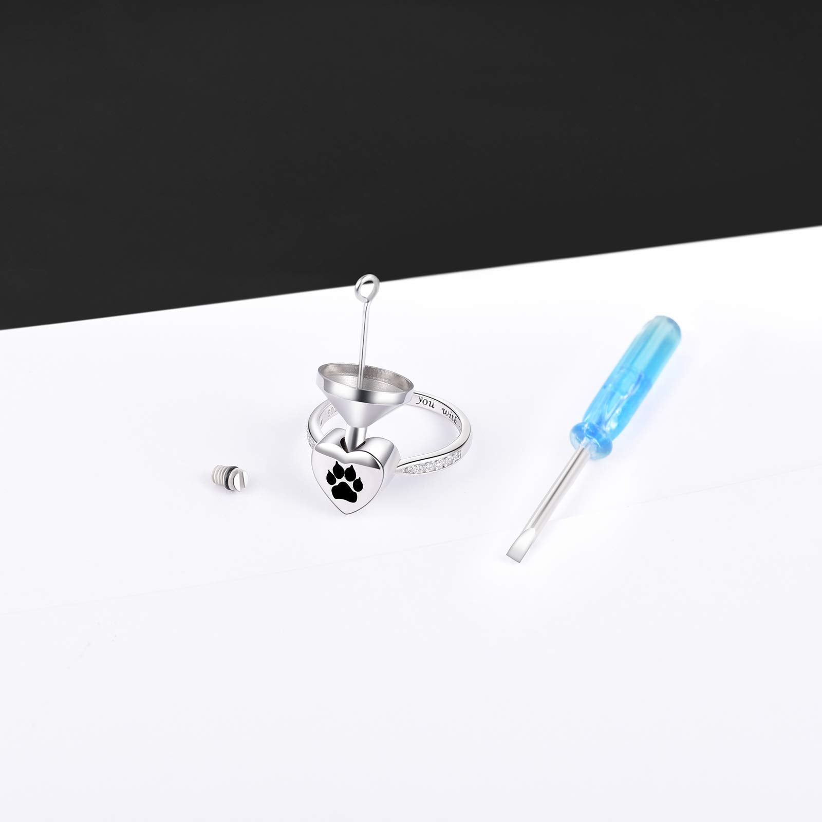 Anneau argent 925 brillant, Fookduoduo, durable et hypoallergénique.