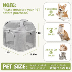 FOORLON chat ventilation mesh – flux d'air constant pour calmer votre animal.
