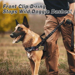 Harnais Forestpaw anti-pull avec boucle rapide facilitant l’enfilage et le retrait.