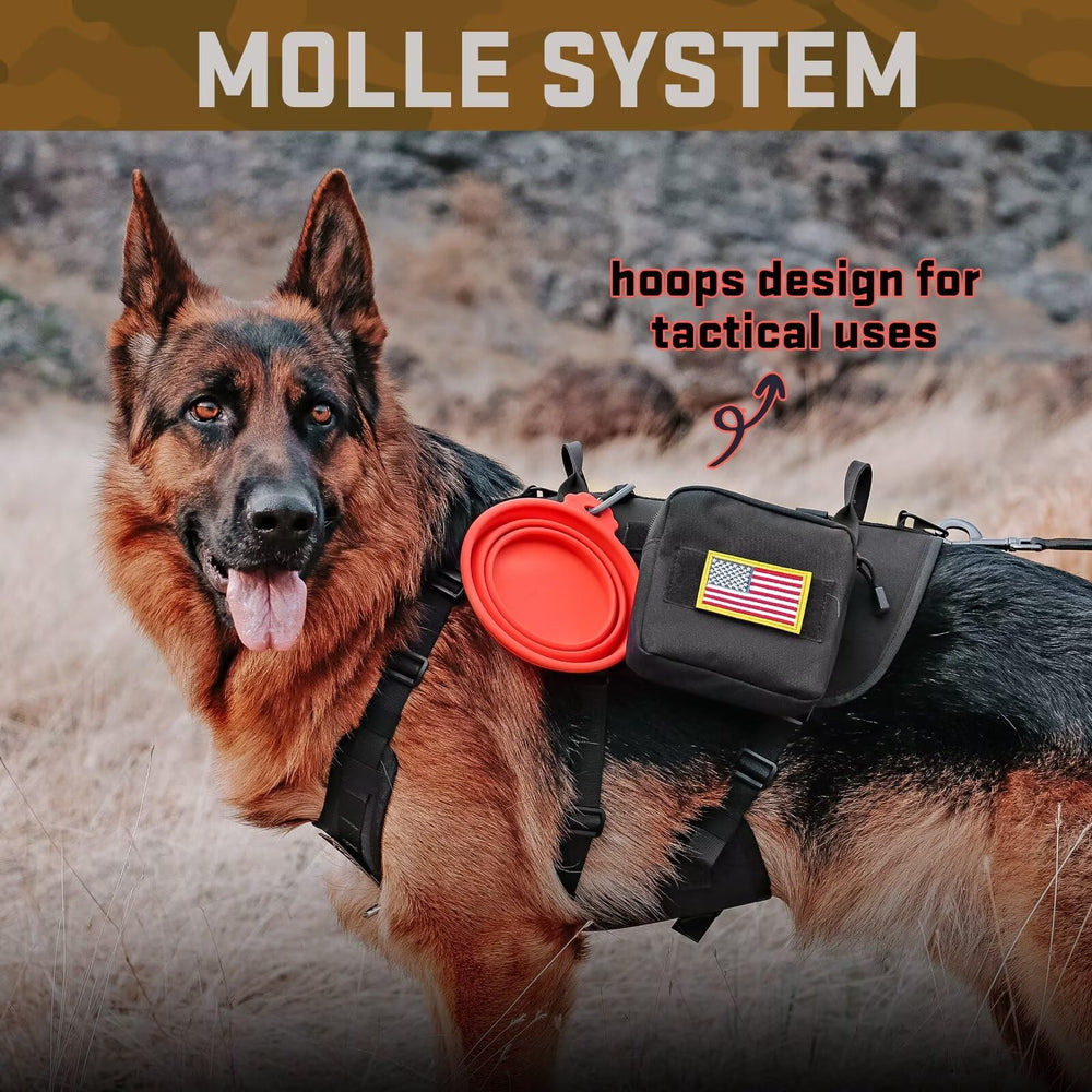 Forestpaw harnais boucles métalliques robustes et durables