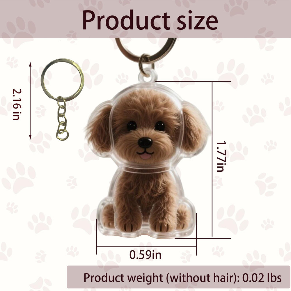 Forme-chien: pendentif poils, souvenir discret et personnel
