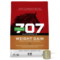 Formula 707 gain-poids crumble pour cheval stimule énergie et masse.