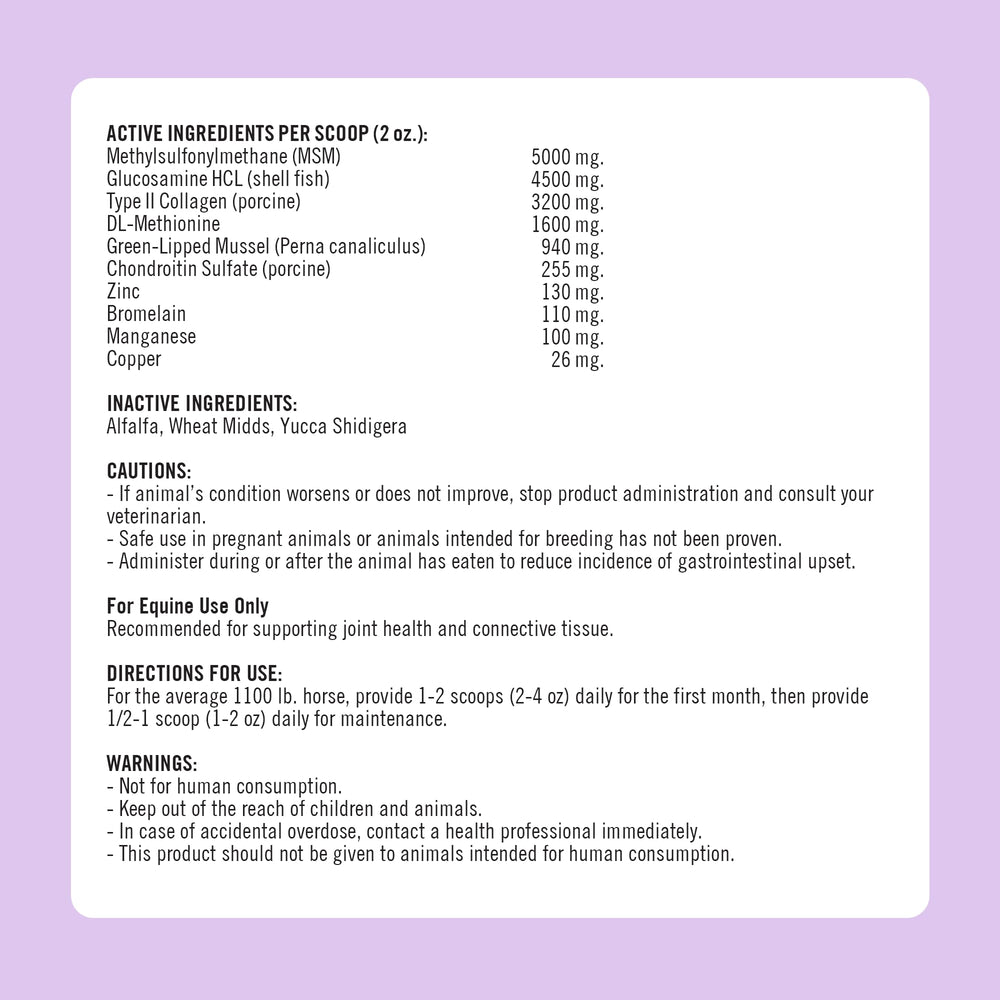 Formula 707 Joint 6-en-1 dose-cuillere dosage précis pour une supplémentation cohérente