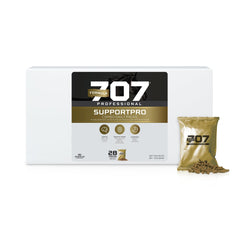 Formule 707 Support Pro — paquets quotidiens pour chevaux, calme potentiel avant les compétitions.