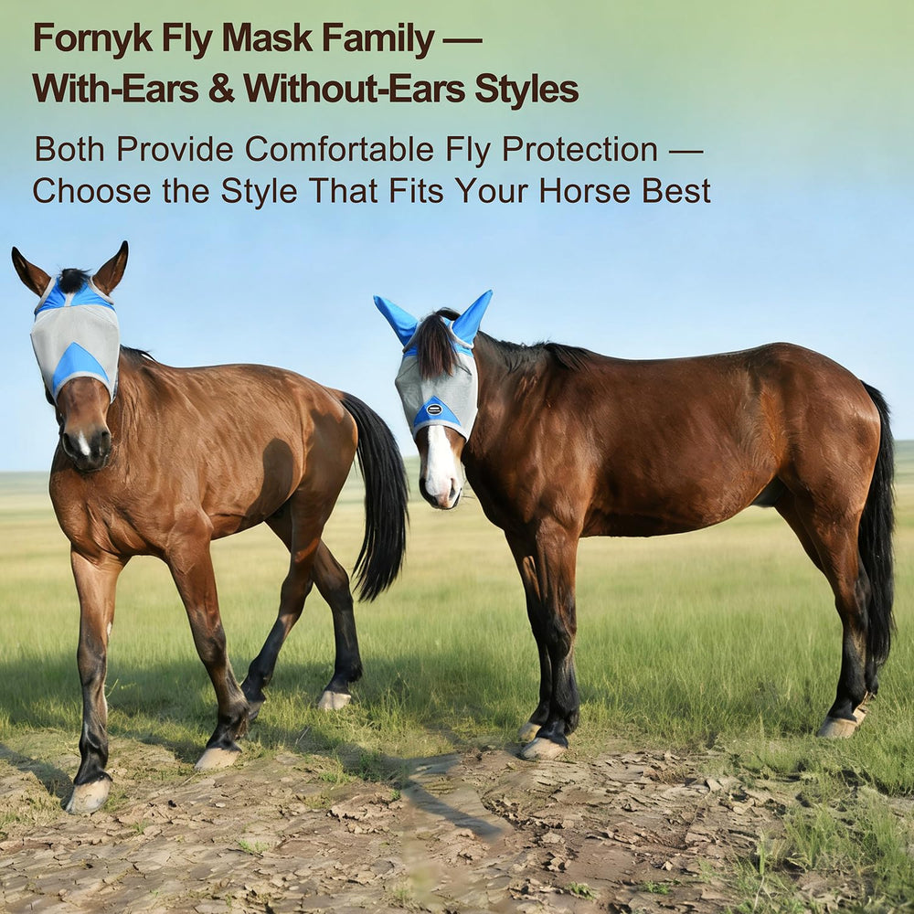 Fornyk masque utilisation quotidienne légère et respirant pour cheval.