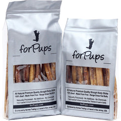 forPups bâton XXL en pizzle de bœuf, emballage visible et prêt à mâcher.