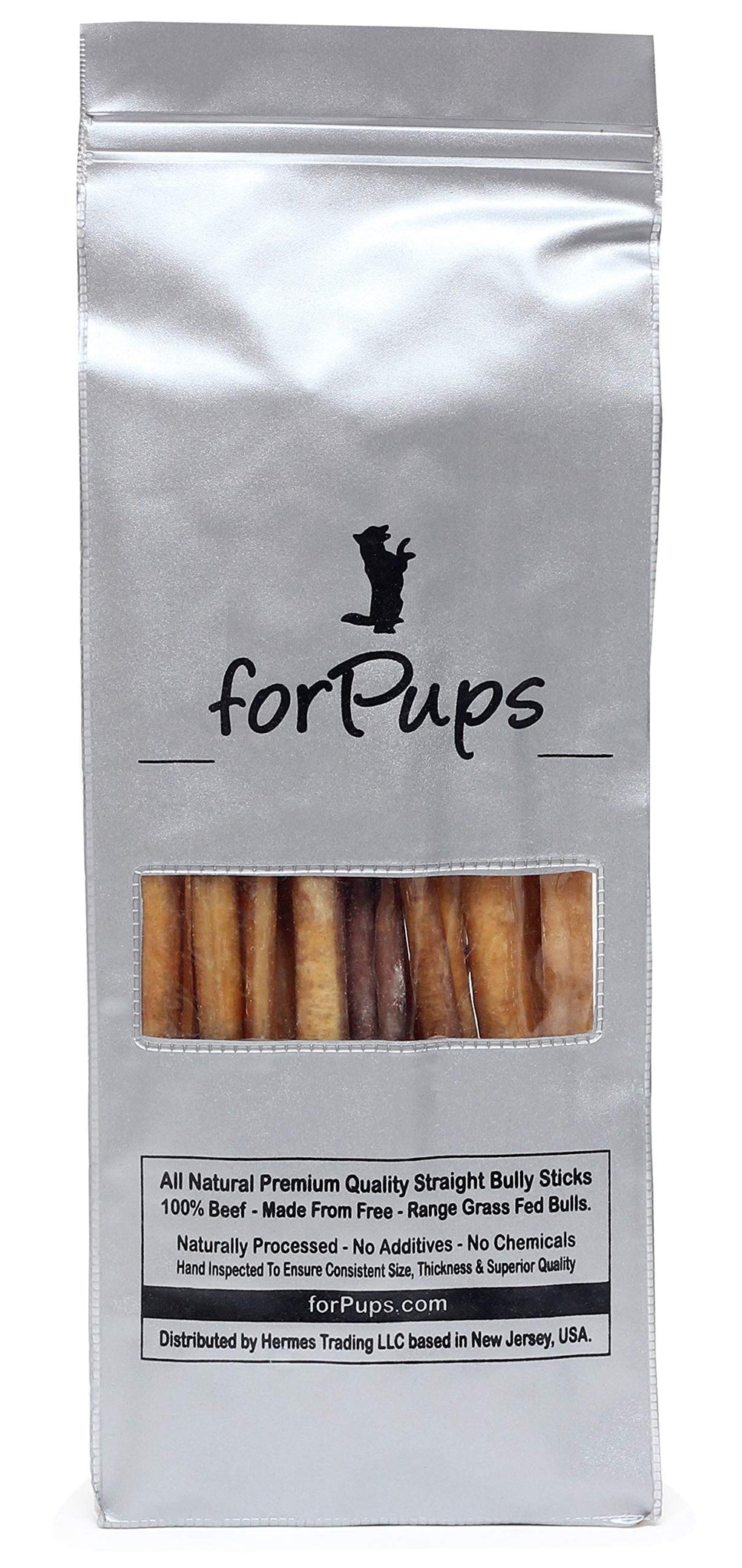 forPups bâton en pizzle de bœuf pour grands chiens, mastication longue.