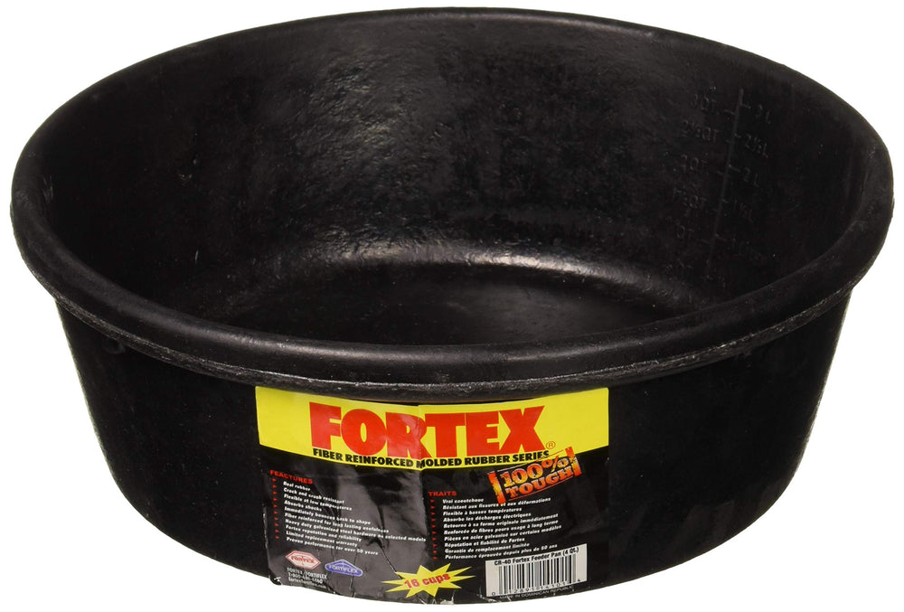 Fortex Feeder Pan pour chiens, chats et chevaux, idéal pour nourrir et mesurer les céréales.