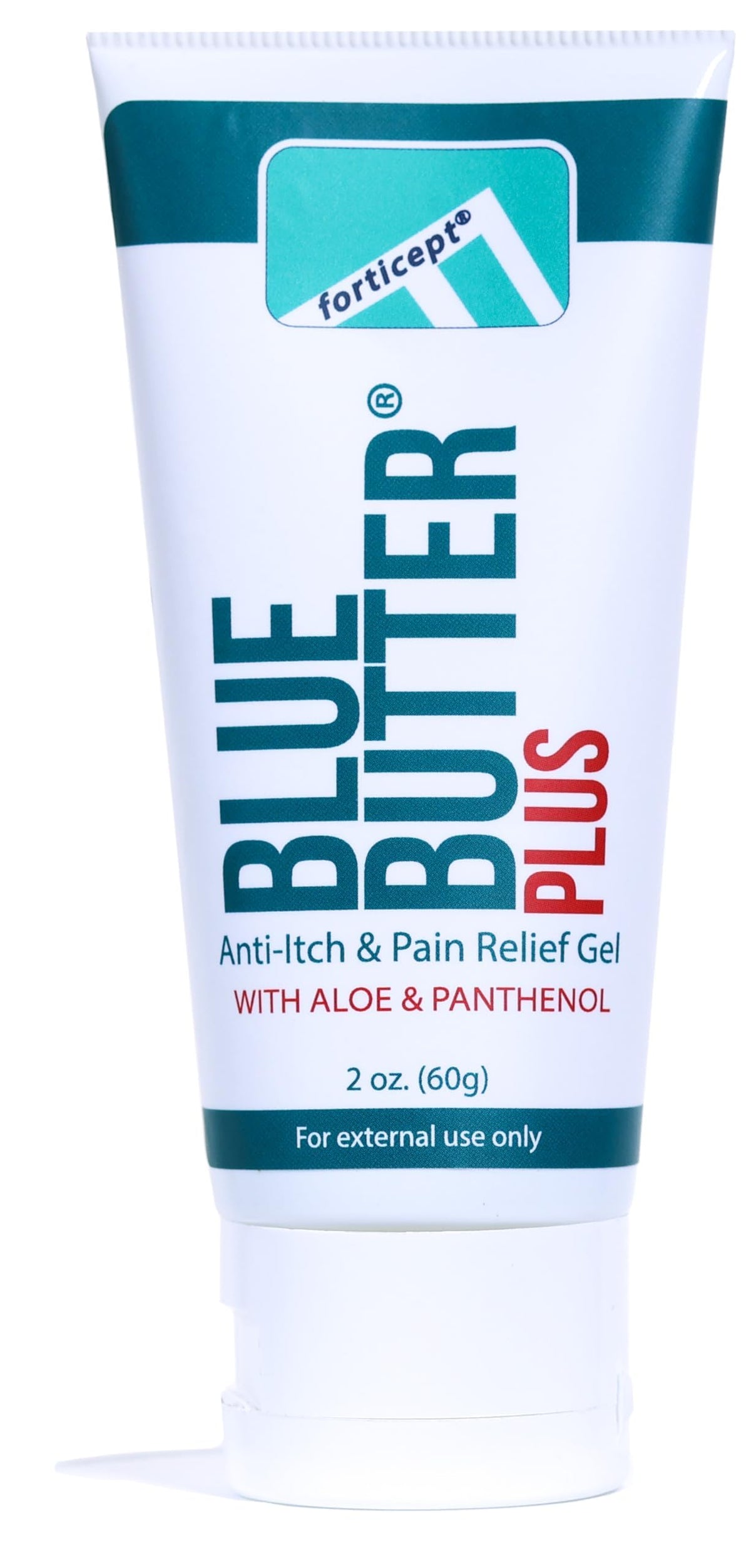 Forticept Blue Butter Plus – gel antiseptique, protège les zones irritées.