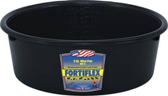 Fortiflex Mini Pan d'alimentation pour chien et cheval, idéal pour alimentation et hydratation en intérieur ou extérieur.