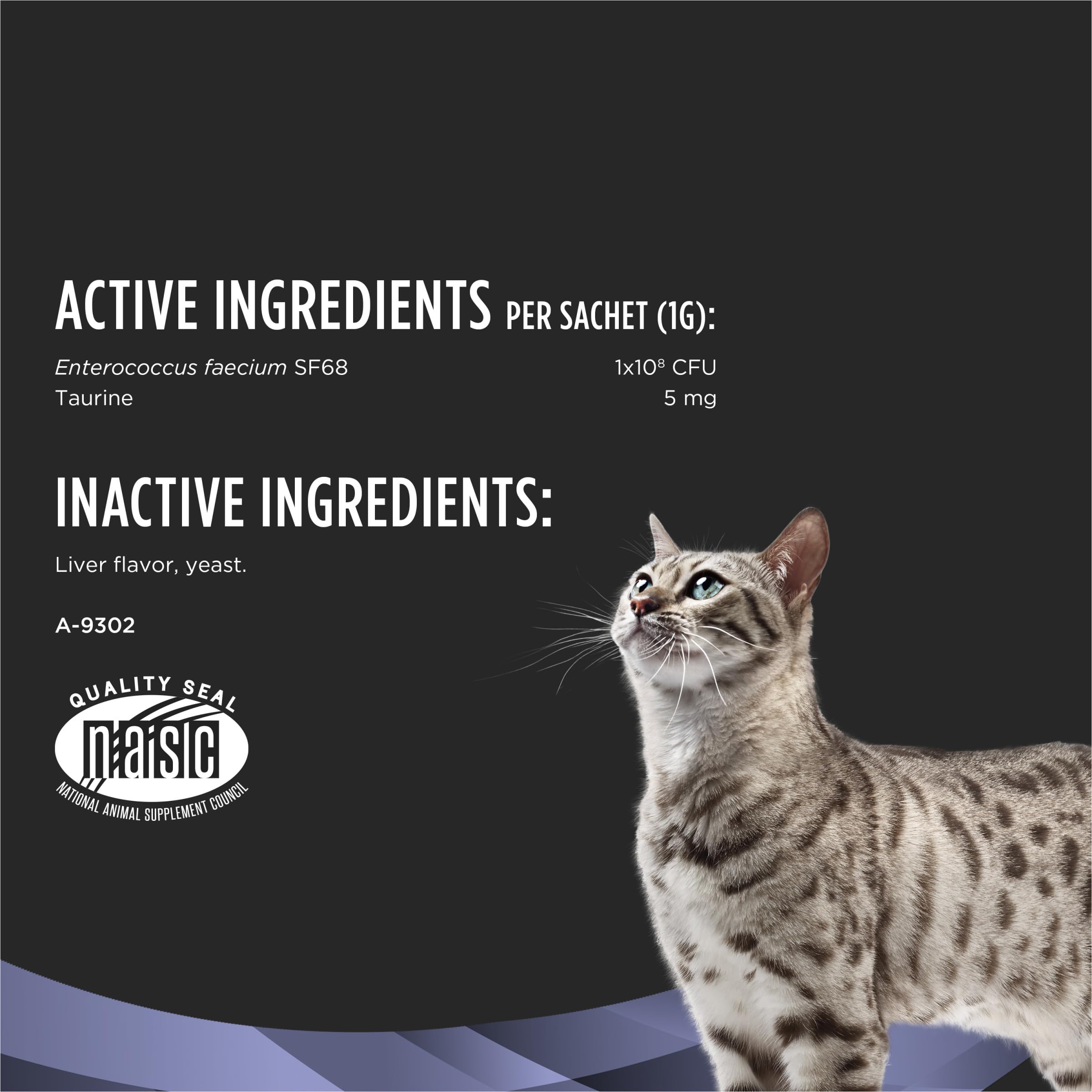 Antioxydants FortiFlora pour le soutien immunitaire du chat.