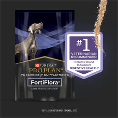 FortiFlora pour chien, probiotiques en poudre avec stabilité microencapsulation.