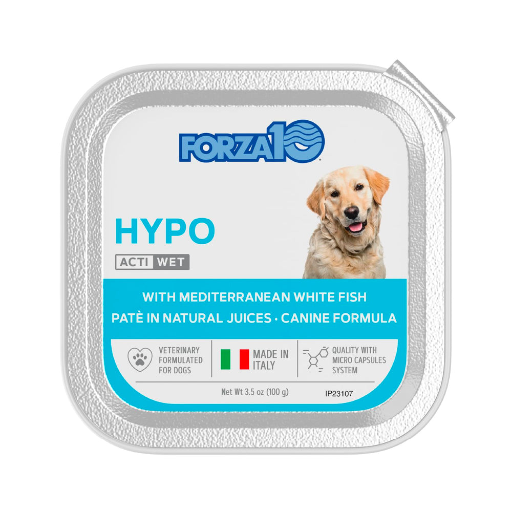 Forza10 alimentation humide chien poisson — service quotidien facile.