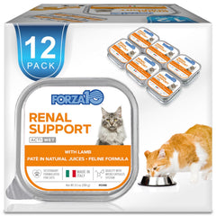 Forza10 chat en conserve agneau 3,5oz, pack 12, repas quotidien pratique.