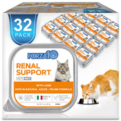 Forza10 chat-renale-agneau-conserve: soutien rénal et appétence naturelle.
