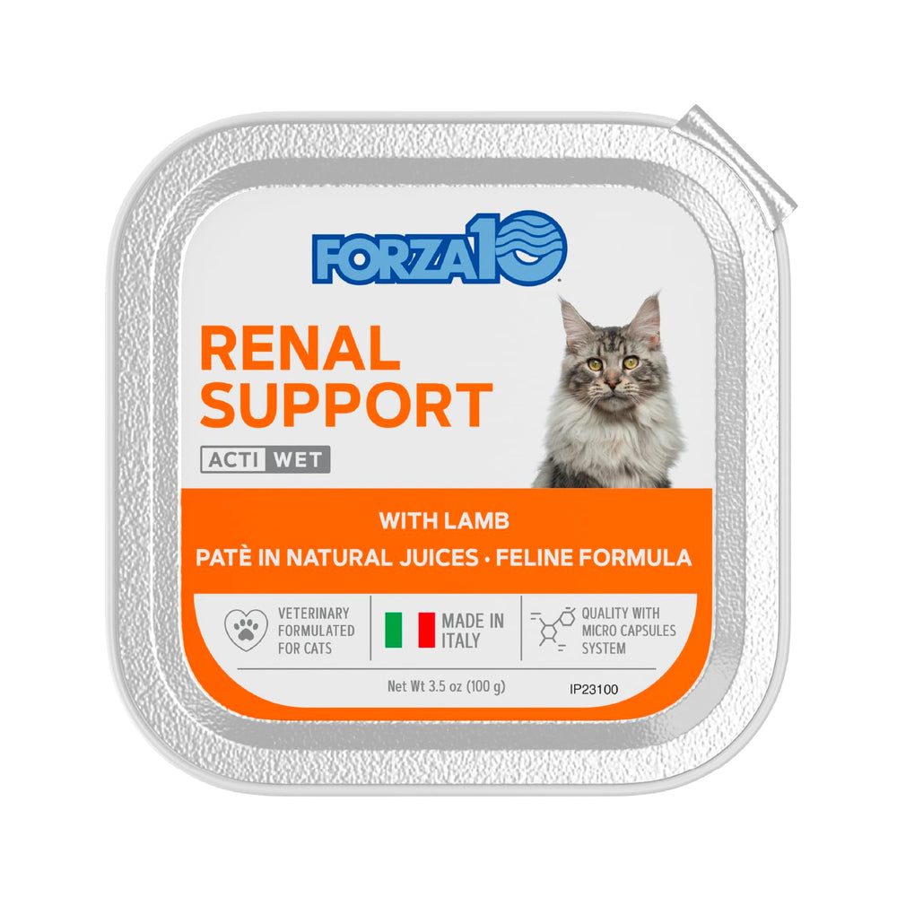 Forza10 chat-renale-agneau-conserve: repas quotidien pratique et équilibré.