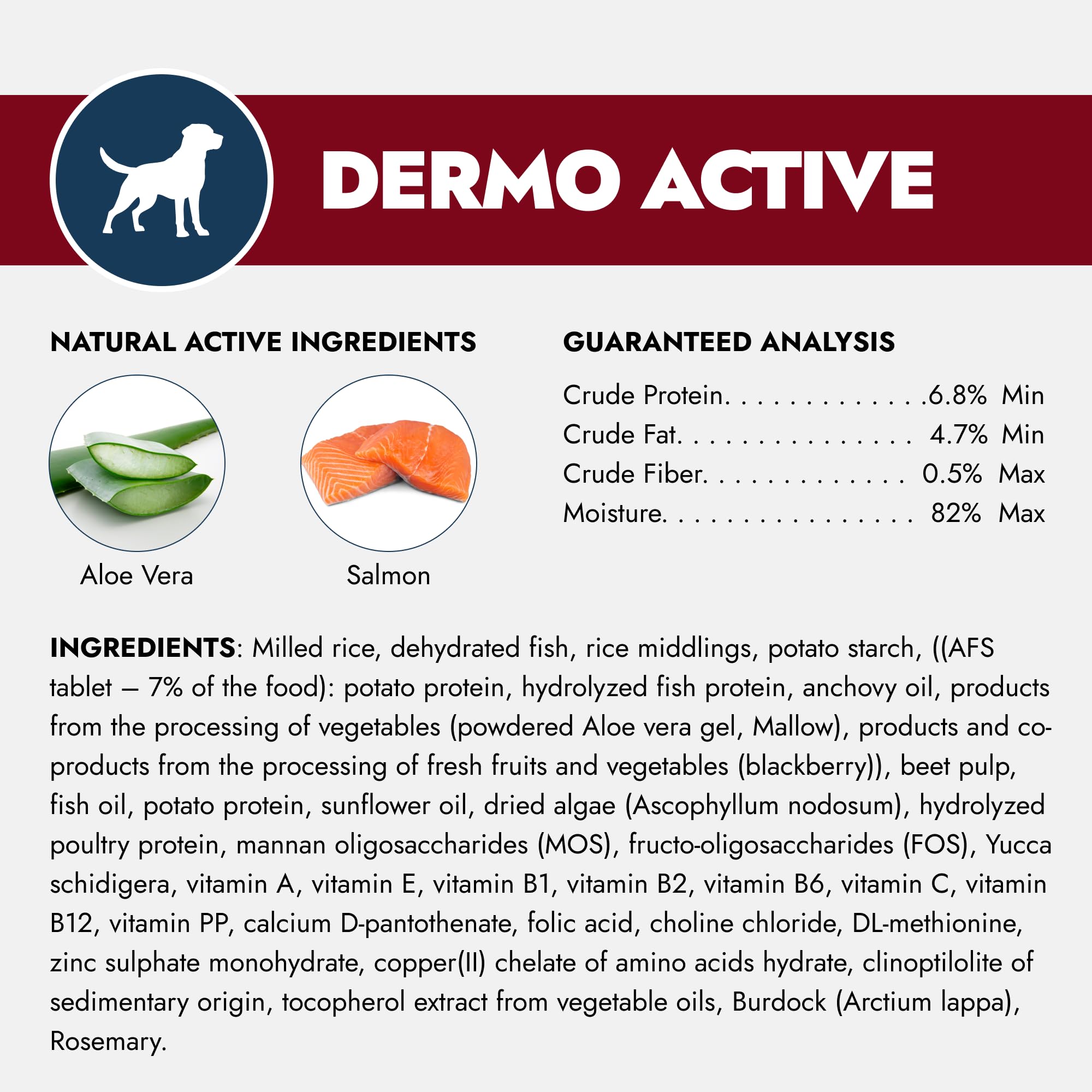 Forza10 Dermo Sec aloé vera bardane mauve, hydratation et anti inflammatoire naturel