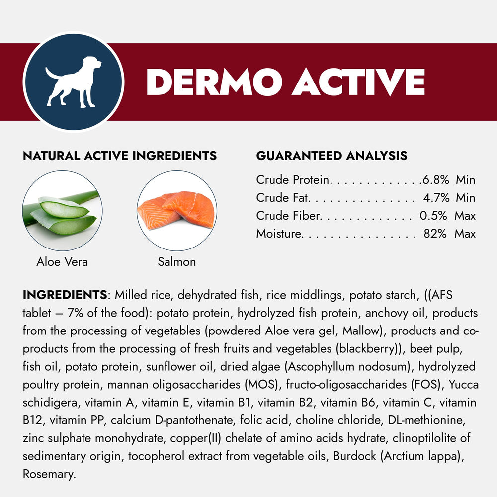 Forza10 Dermo Sec aloé vera bardane mauve, hydratation et anti inflammatoire naturel
