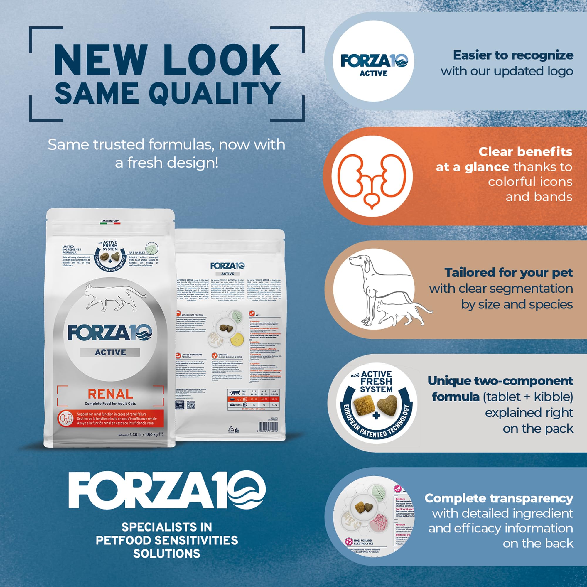Forza10 nourriture chat phosphore contrôlé, équilibre nutritionnel prudent.