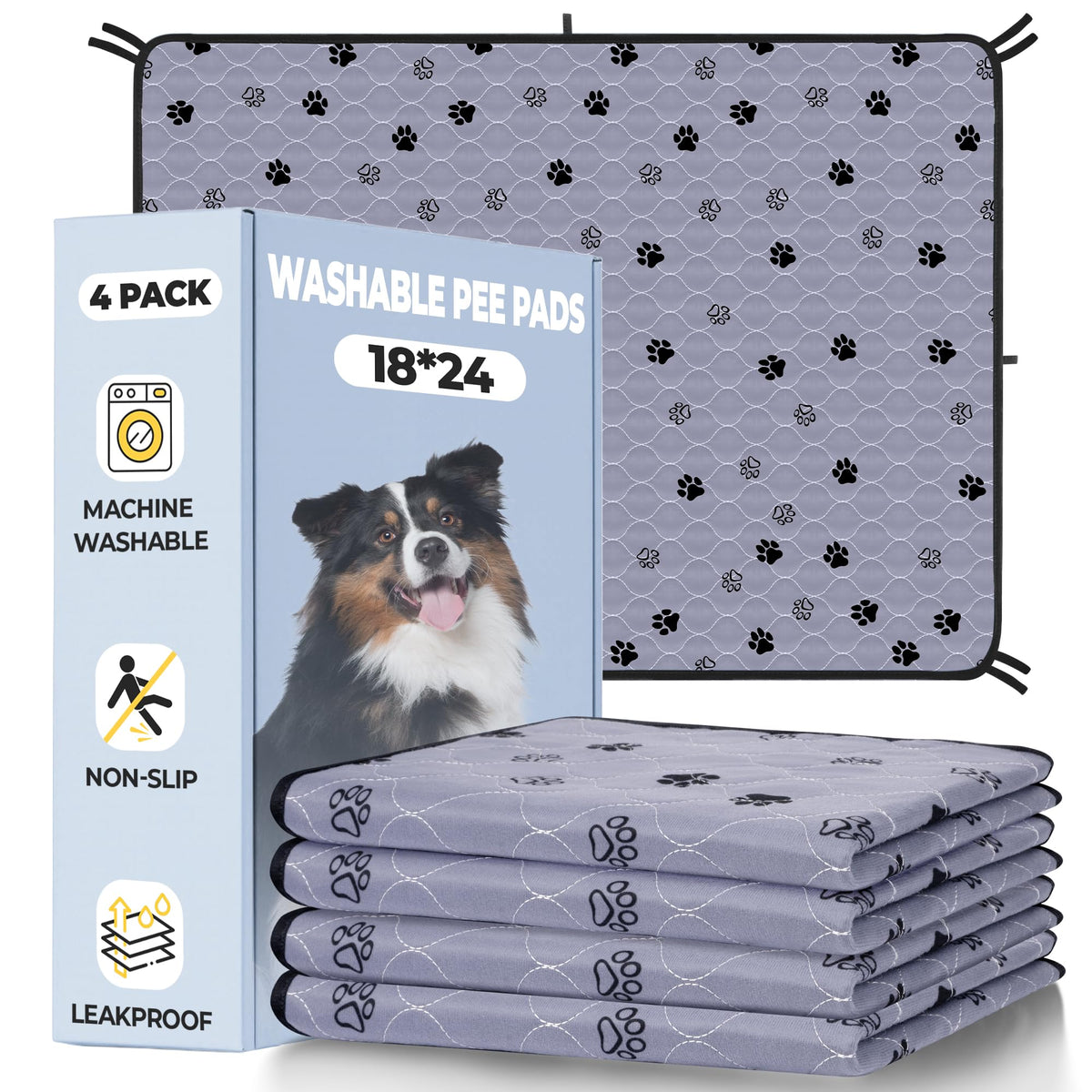 Tapis Fostanfly 18x24 absorbant, protège sols et meubles.