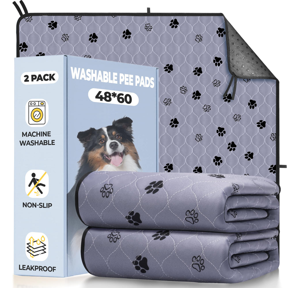 Tapis absorbants Fostanfly pour chien, 2 paquets, absorbants et réutilisables.