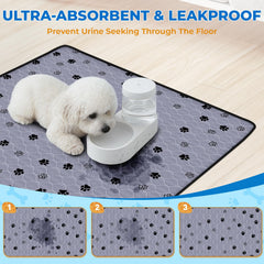 Tapis-pipi Fostanfly étanche et anti-fuite protégeant sols et meubles.