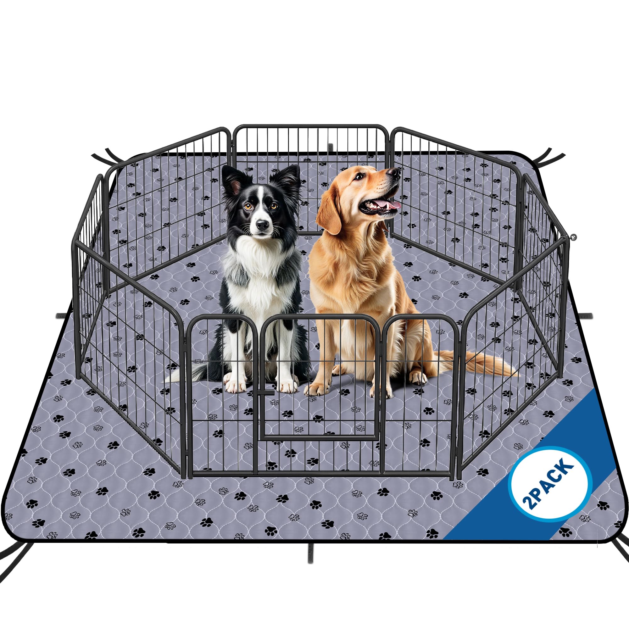 Fostanfly tapis-potty lavable 72x72, pratique et réutilisable pour l'entraînement.