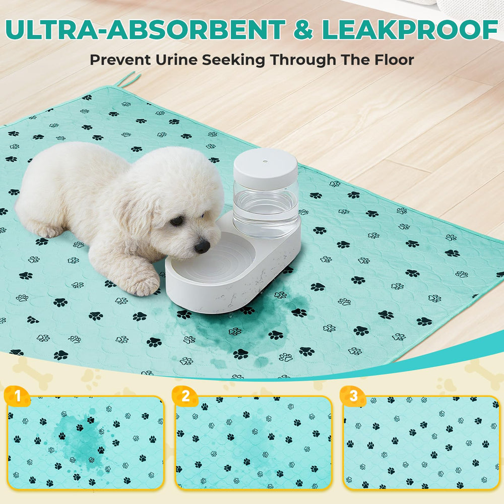Tapis potty Fostanfly avec TPU imperméable protège le sol.