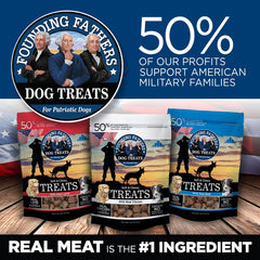Ingrédients: viande réelle en premier, sans sucre ajouté, pour Founding Fathers.